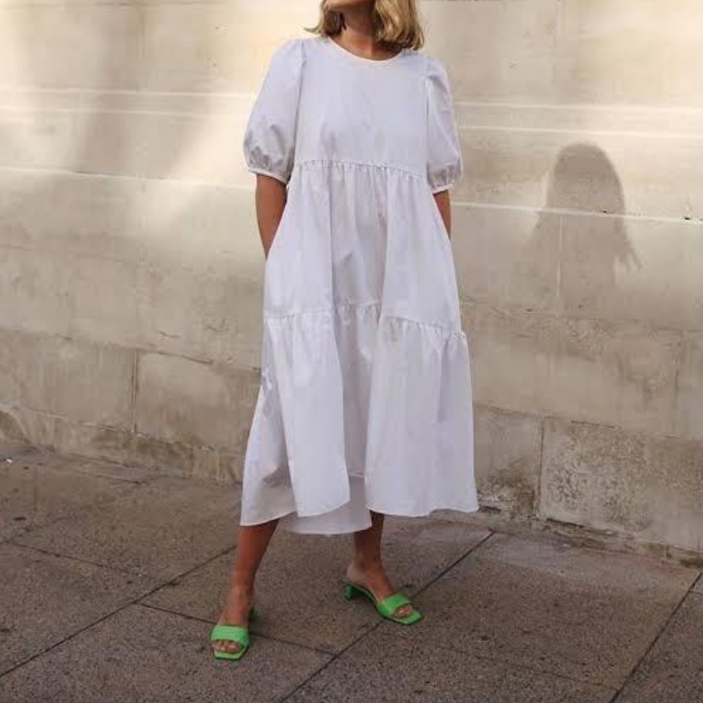 Zara Puff Sleeve Dress